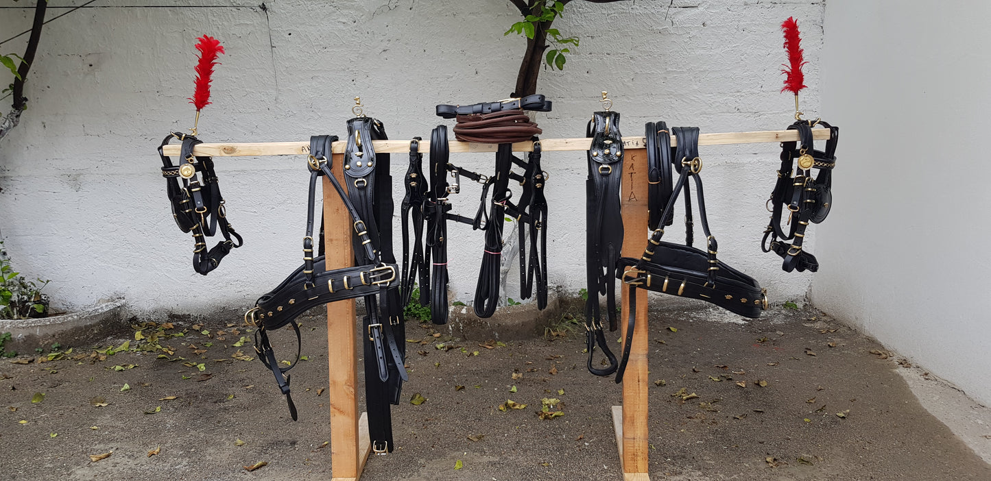 FINIMENTO PARIGLIA NERO LUCIDO/ ACCESSORI OTTONE