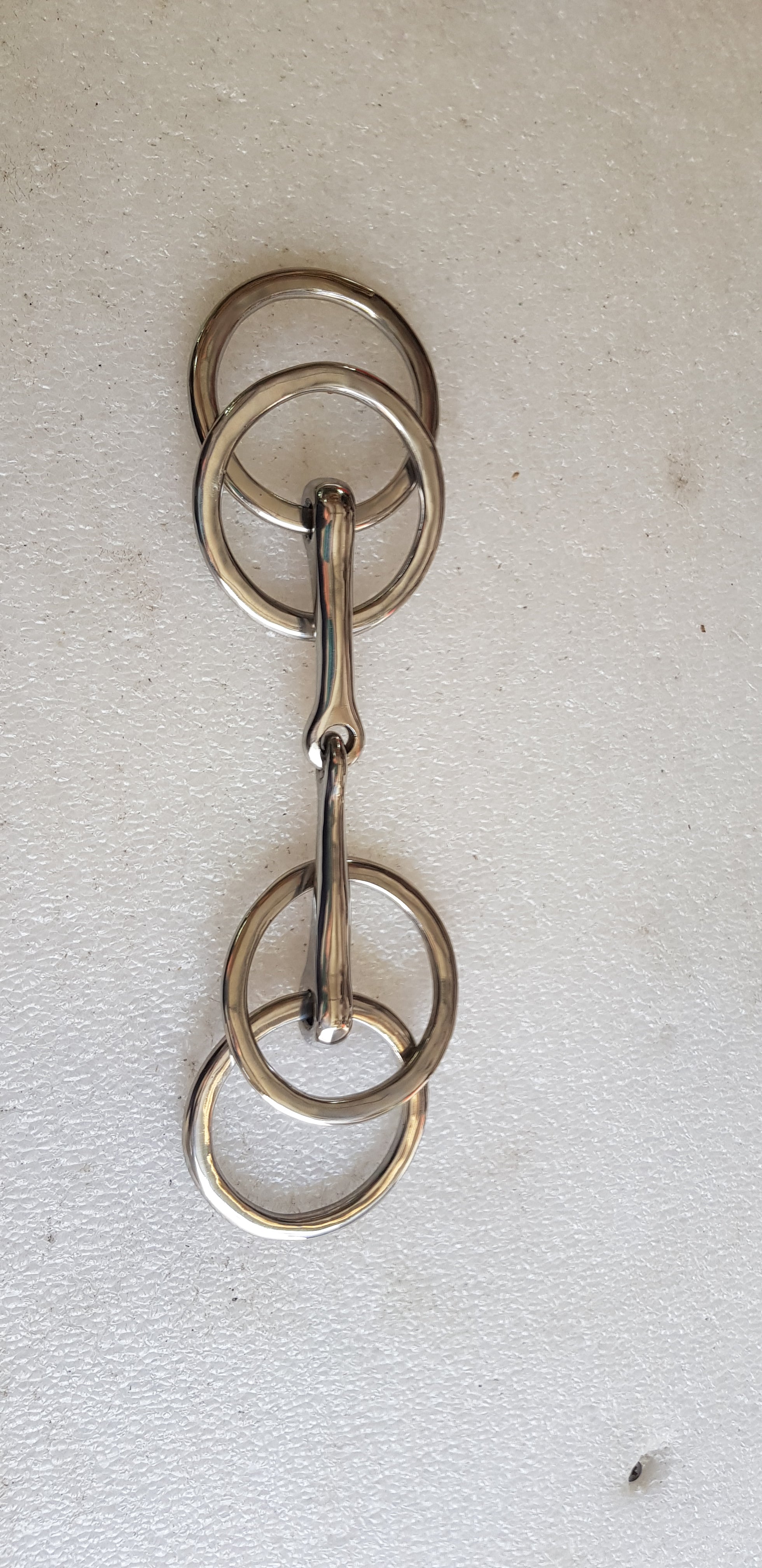 AiliStar Anelli A Croce Per Cavezza Da Parete Per Cavalli - Larghezza 5 Cm In Metallo Con Viti - Supporto Per Rete Da Fieno In Stalla