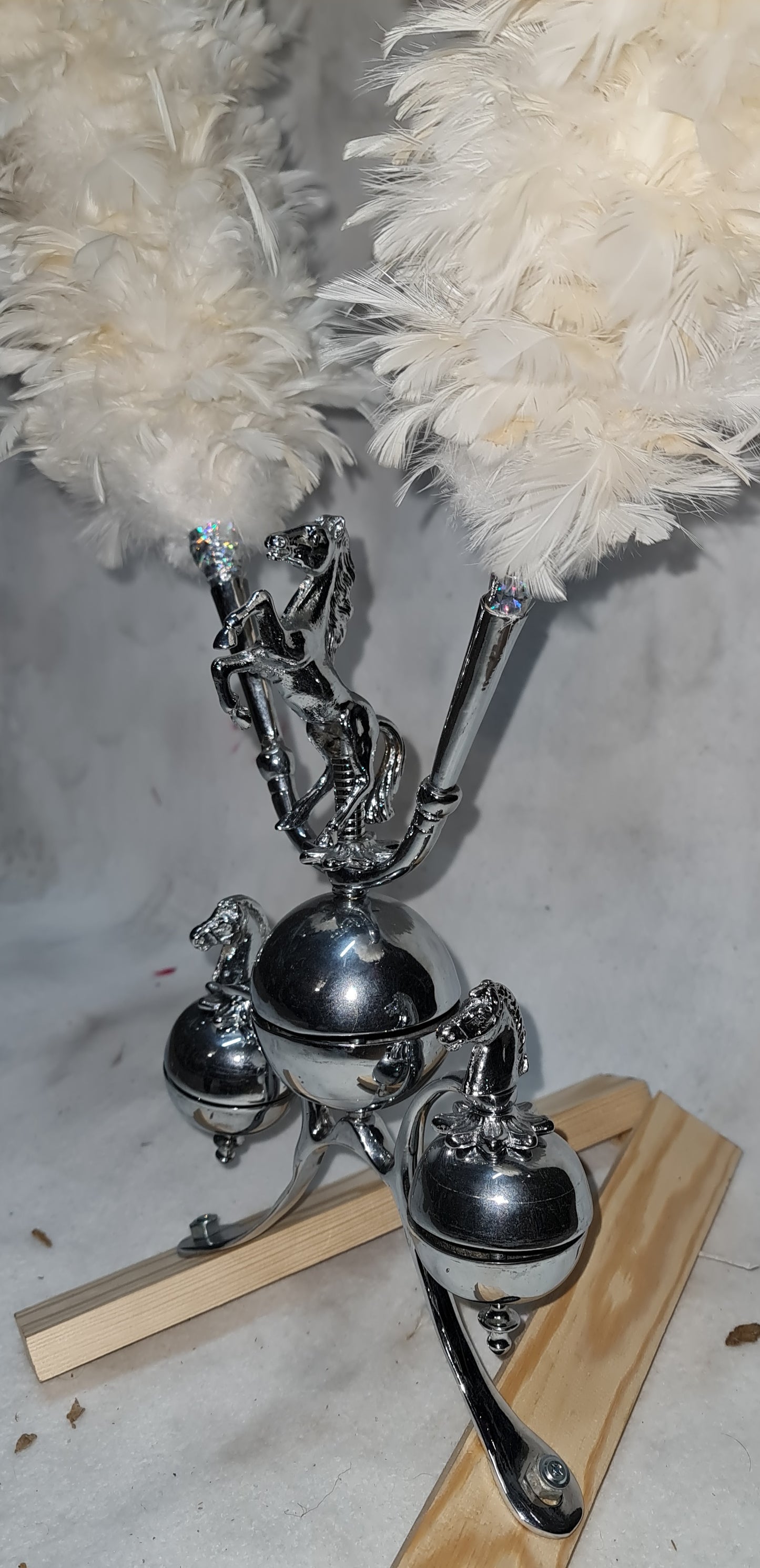 TRIS CAMPANELLI CAVALLO RAMPANTE