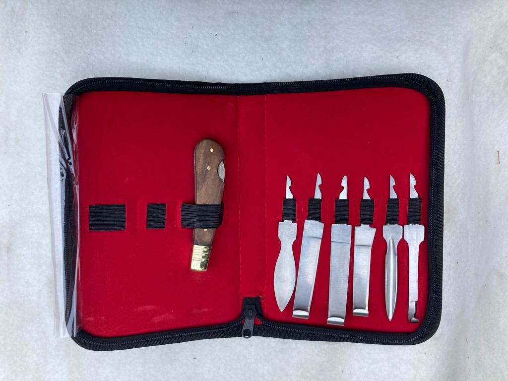 Set completo coltelli per maniscalco