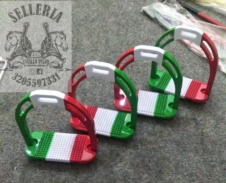 STAFFE PER EQUITAZIONE BANDIERA ITALIA