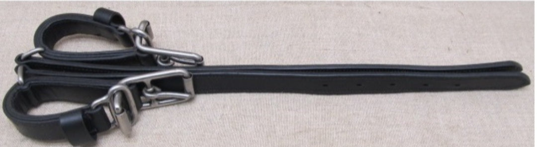 PORTA STANGHE APRIBILE IN CUOIO SET 2 PZ.