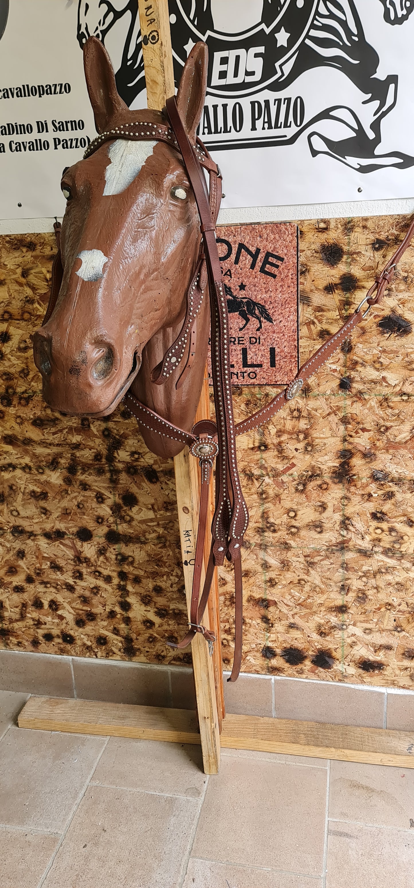 SET , FINIMENTI TESTIERA REDINI PETTORALE WESTERN