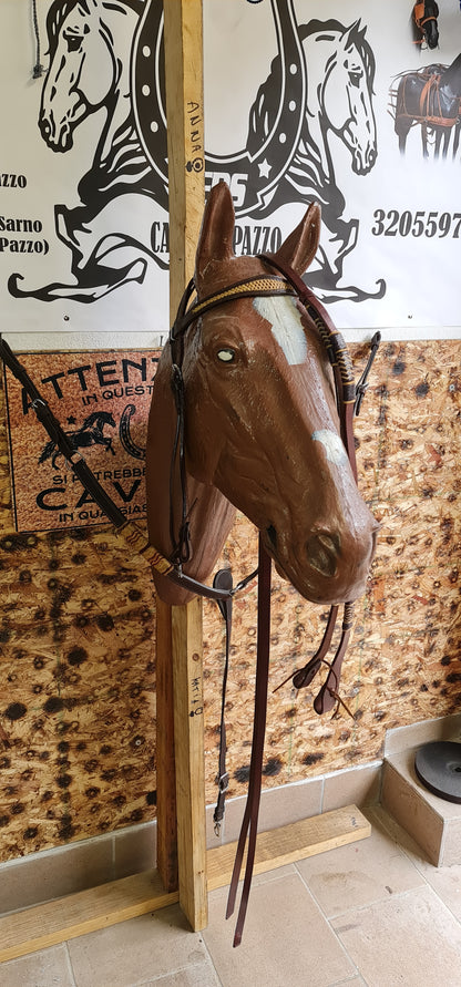 SET , FINIMENTI TESTIERA REDINI PETTORALE WESTERN