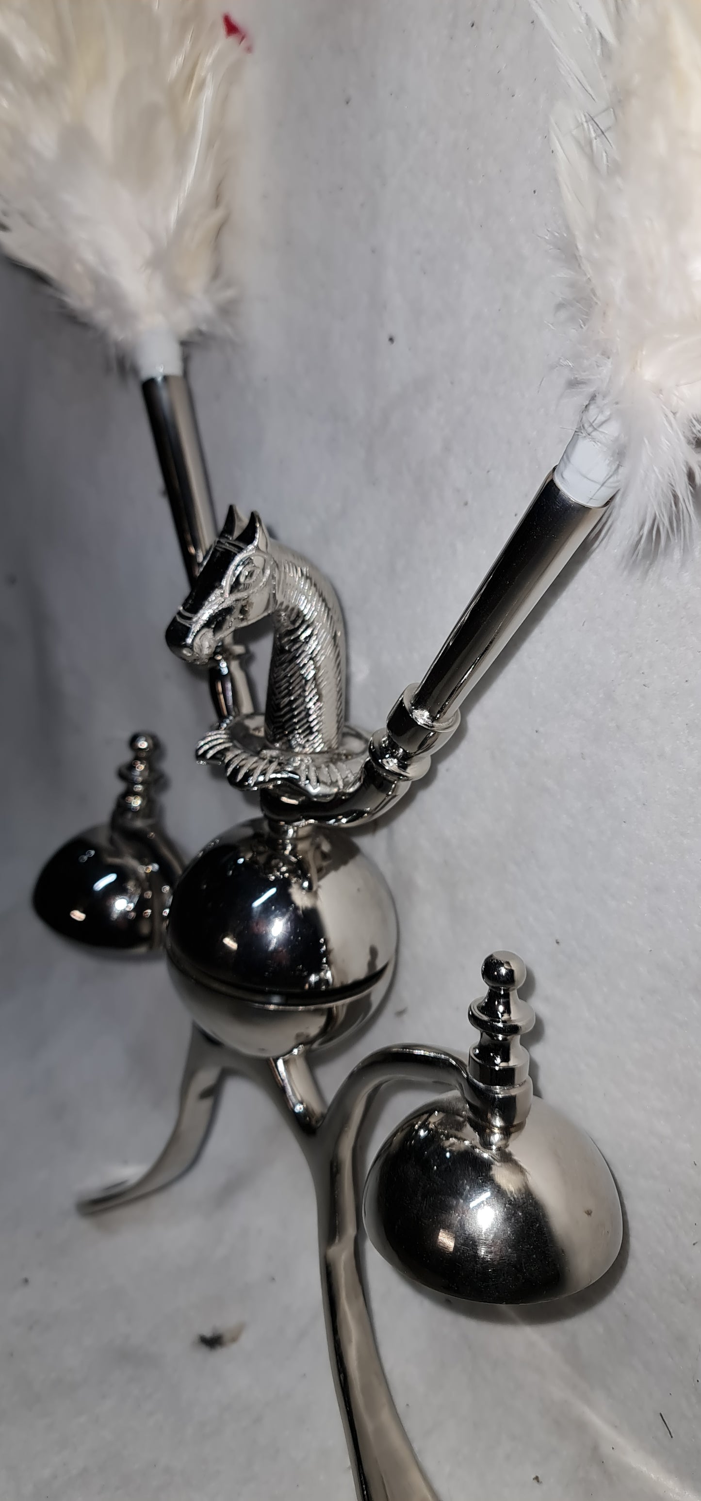 TRIS CAMPANELLI CON TESTA CAVALLO