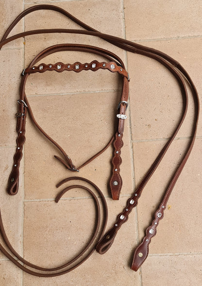 TESTIERA REDINI WESTERN