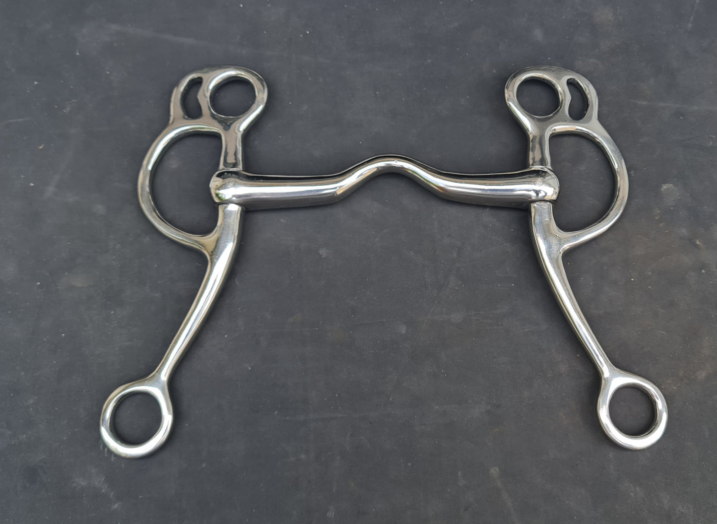 IMBOCCATURA WESTERN COLLO OCA IN ACCIAIO INOX PIENA VARIE MISURE DISPONIBILE