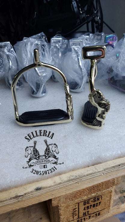 STAFFE  CON CAVALLO RAMPANTE