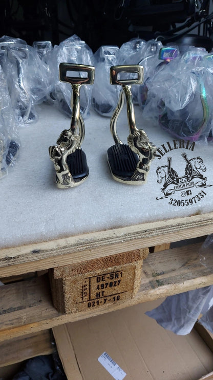 STAFFE  CON CAVALLO RAMPANTE