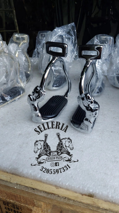 STAFFE  CON CAVALLO RAMPANTE