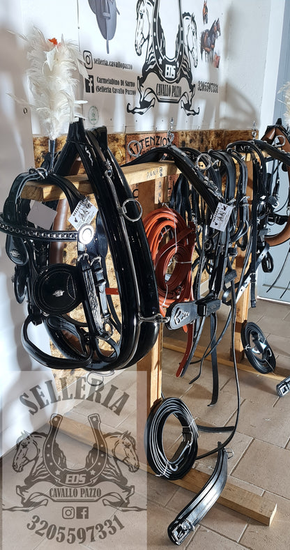 FINIMENTO PARIGLIA NERO LUCIDO/ ACCESSORI OTTONE RITAGLIATI