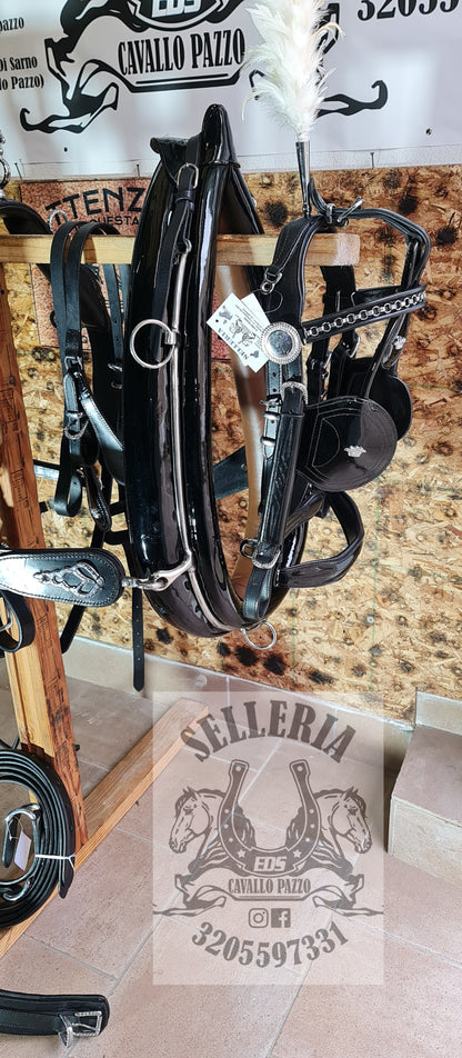 FINIMENTO PARIGLIA NERO LUCIDO/ ACCESSORI OTTONE RITAGLIATI