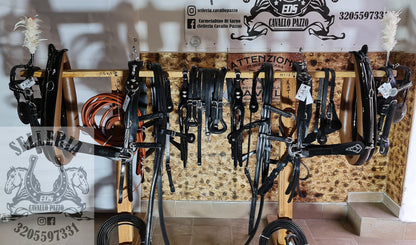 FINIMENTO PARIGLIA NERO LUCIDO/ ACCESSORI OTTONE RITAGLIATI