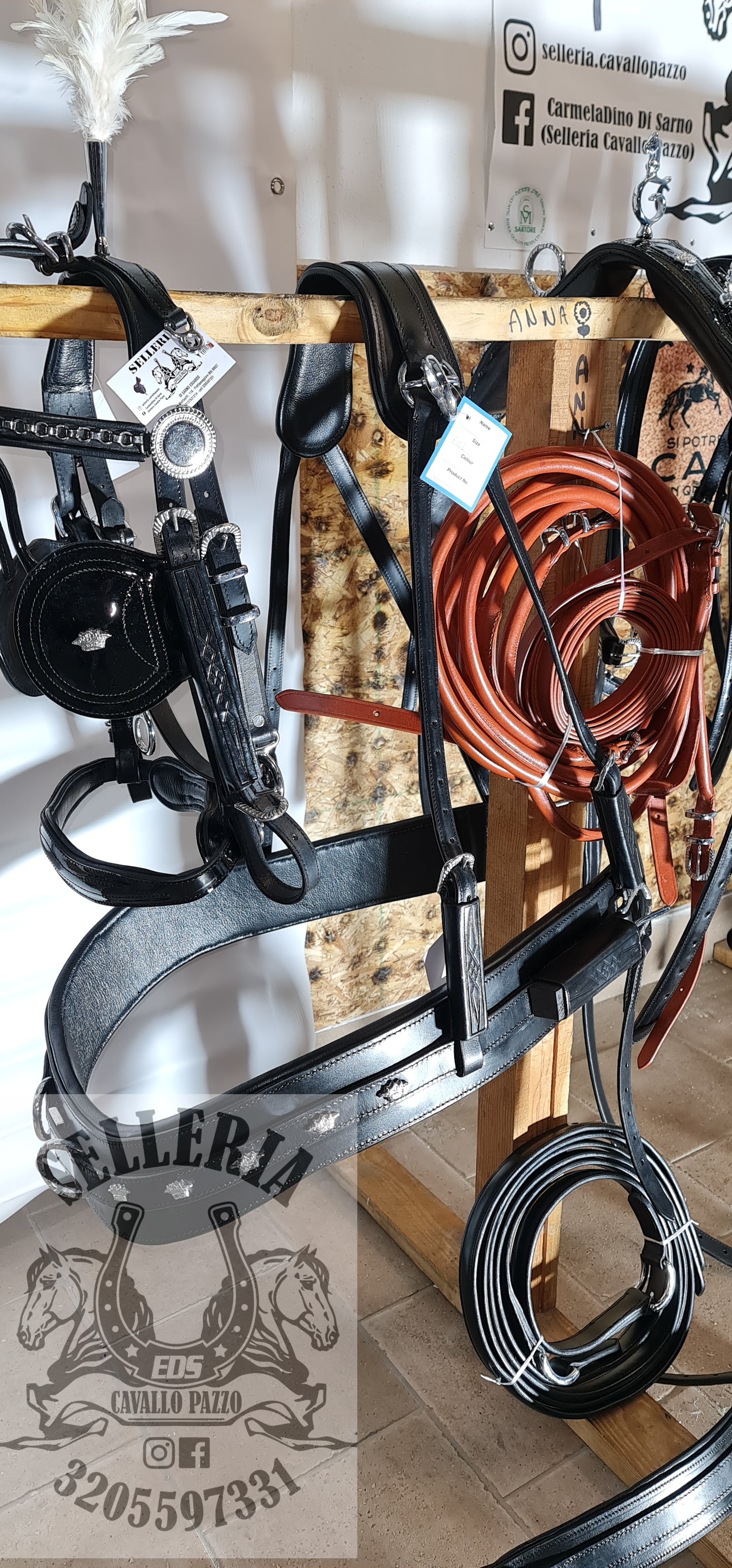 FINIMENTO PARIGLIA NERO LUCIDO/ ACCESSORI OTTONE RITAGLIATI