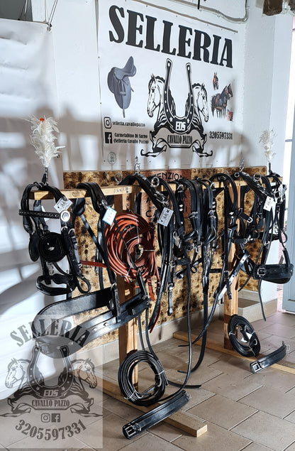 FINIMENTO PARIGLIA NERO LUCIDO/ ACCESSORI OTTONE RITAGLIATI