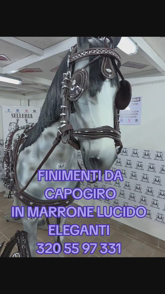 FINIMENTO COMPLETO SINGOLO IN MARRONE LUCIDO