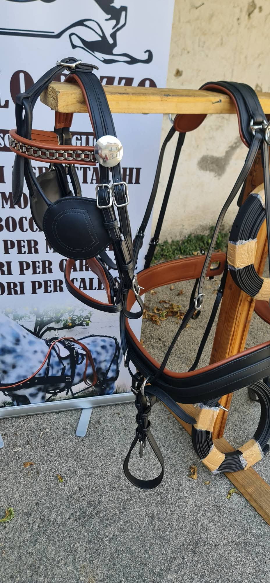 FINIMENTO PARIGLIA E QUADRIGA IN BICOLORE