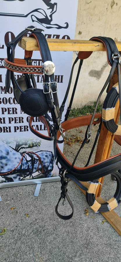 FINIMENTO PARIGLIA E QUADRIGA IN BICOLORE