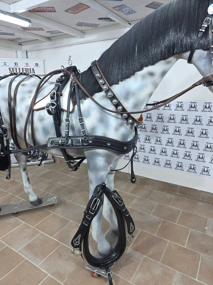 FINIMENTO COMPLETO SINGOLO IN CUOIO LUCIDO