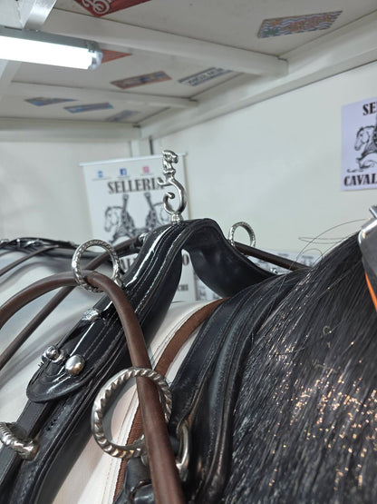 FINIMENTO COMPLETO SINGOLO IN CUOIO LUCIDO