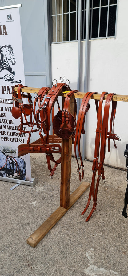 FINIMENTO SINGOLO IN CUOIO NERO O MARRONE