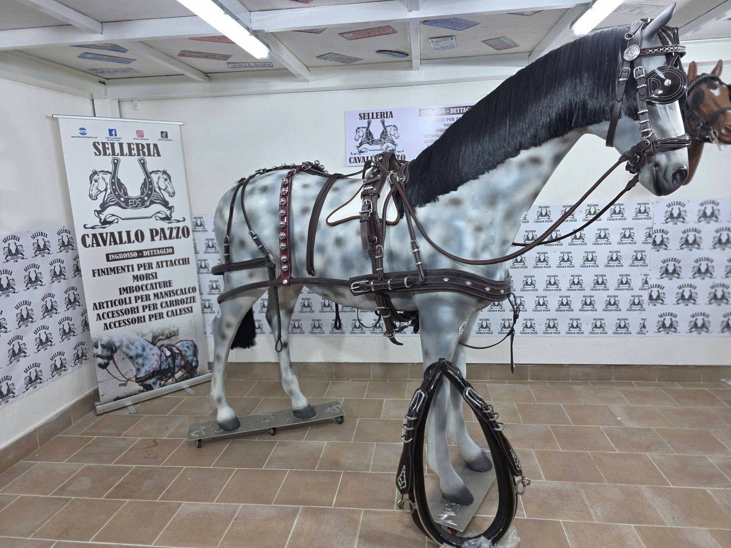 FINIMENTO COMPLETO SINGOLO IN MARRONE LUCIDO