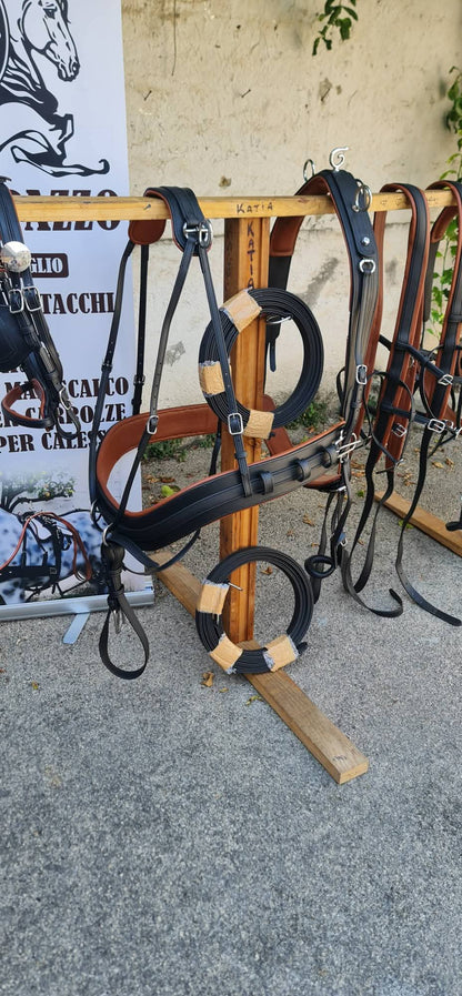 FINIMENTO PARIGLIA E QUADRIGA IN BICOLORE