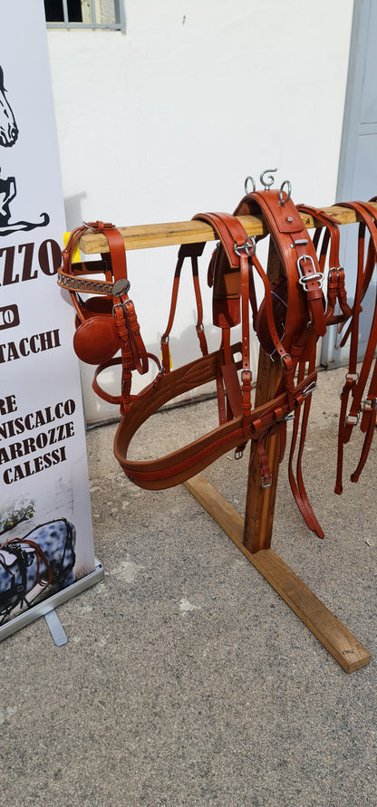 FINIMENTO SINGOLO IN CUOIO NERO O MARRONE