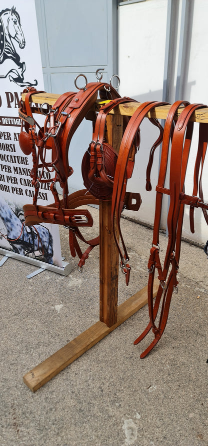 FINIMENTO SINGOLO IN CUOIO NERO O MARRONE