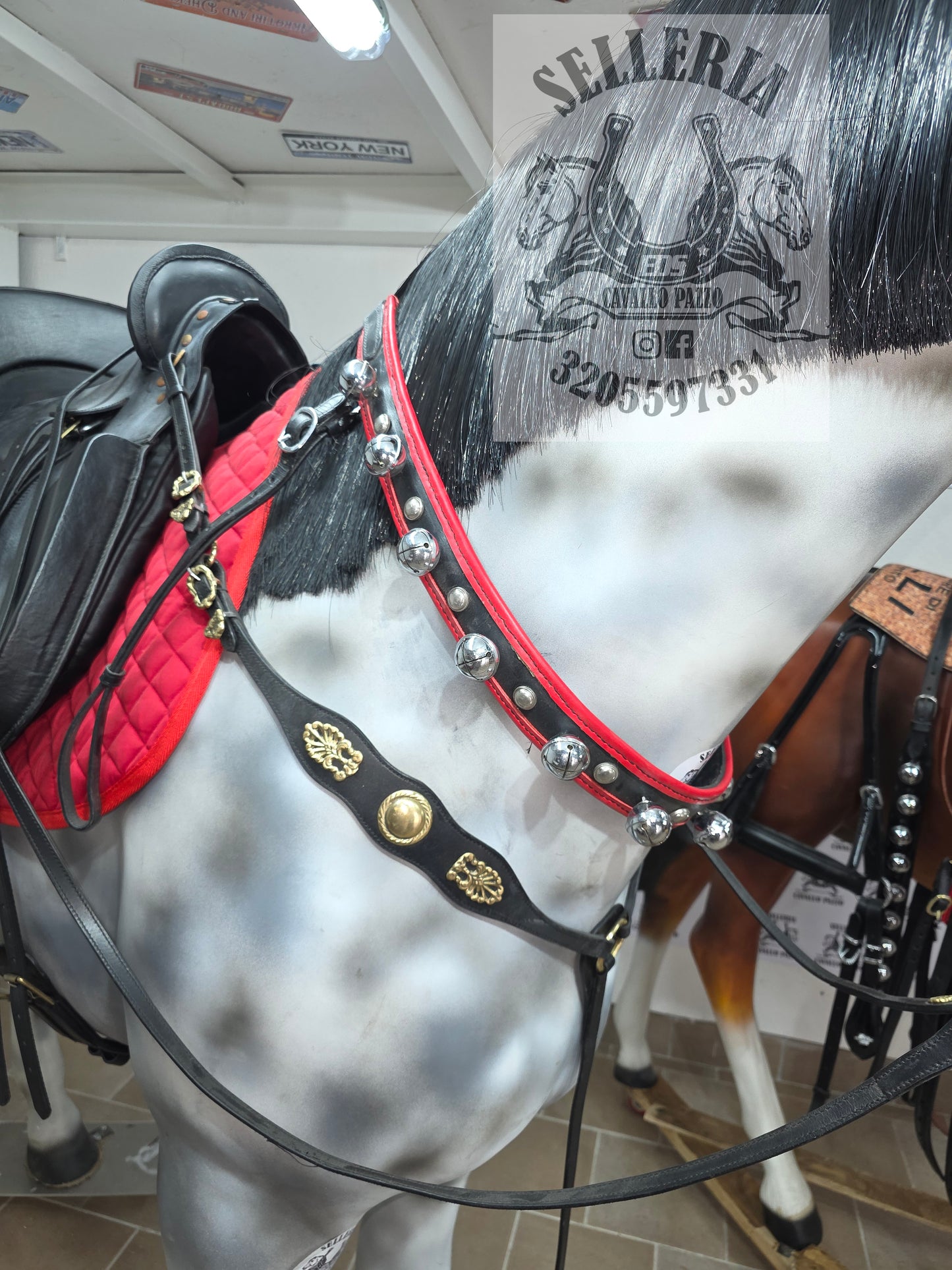 Collane con sonagli per attacco o per sella