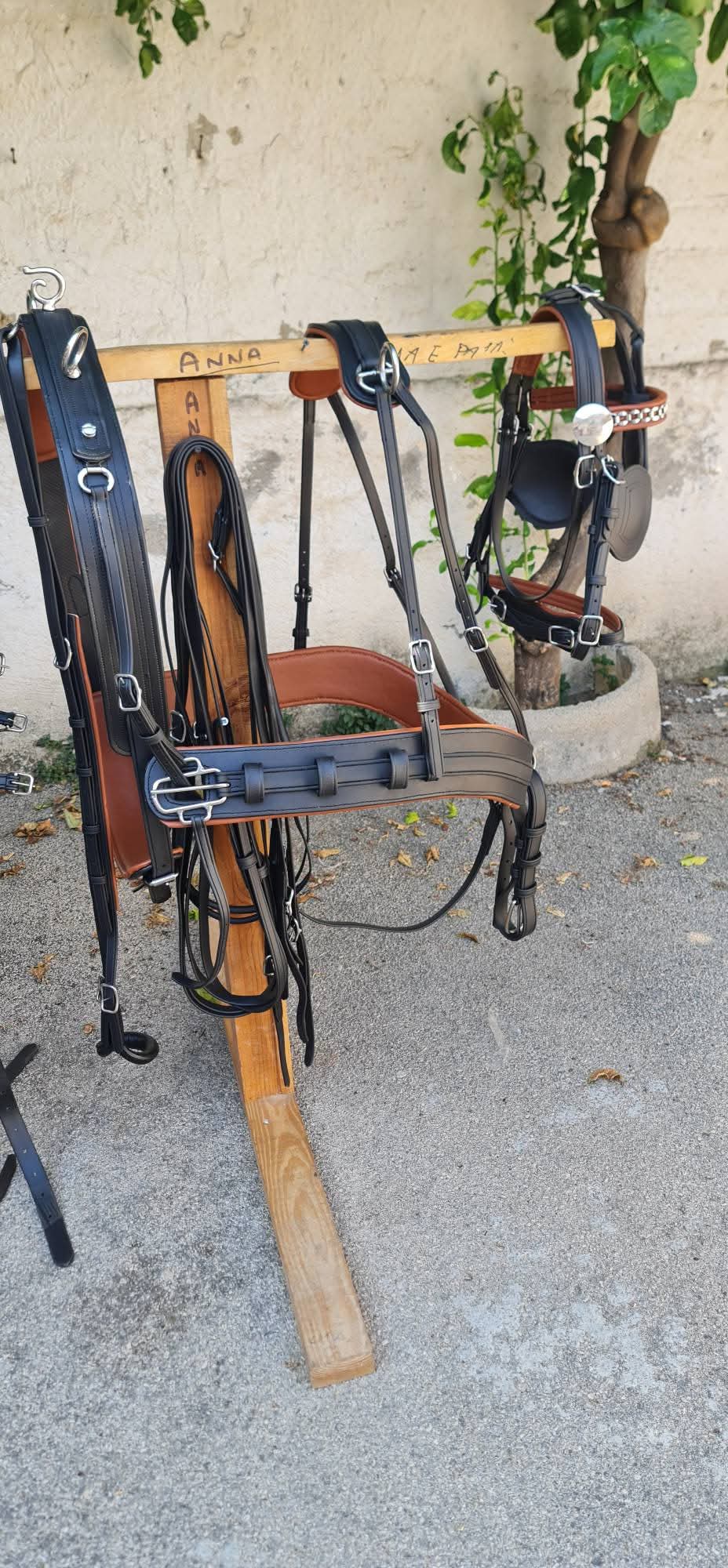 FINIMENTO PARIGLIA E QUADRIGA IN BICOLORE