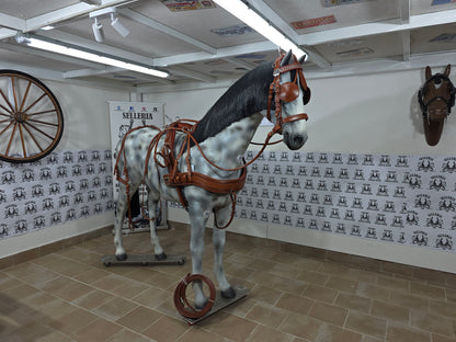 FINIMENTO SINGOLO O PARIGLIA  IN CUOIO MARRONE NATURALE