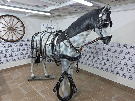 FINIMENTO COMPLETO SINGOLO IN CUOIO LUCIDO