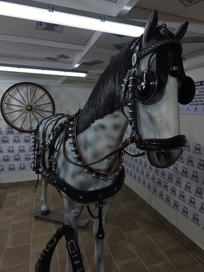 FINIMENTO COMPLETO SINGOLO IN CUOIO LUCIDO