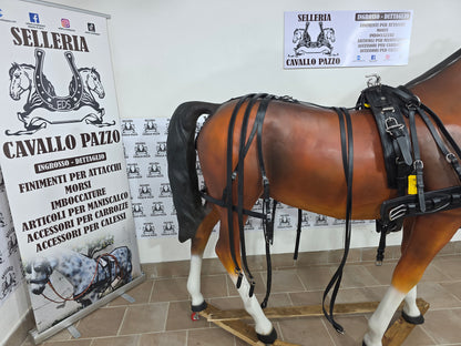 FINIMENTO SINGOLO IN CUOIO NERO O MARRONE