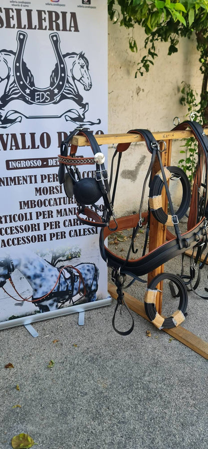 FINIMENTO PARIGLIA E QUADRIGA IN BICOLORE
